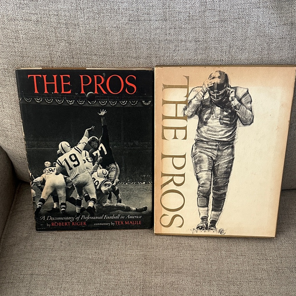 The Pros:  A Documentary of Professional Football in America hardcover